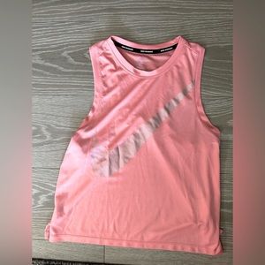 Nike Women’s Running Cropped Tank To Size Medium